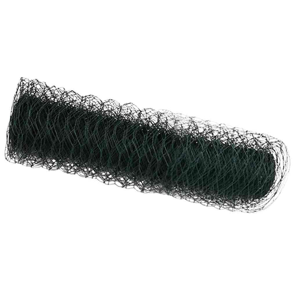Hexagonzaun Grün Stahl 0,5 x 100 m