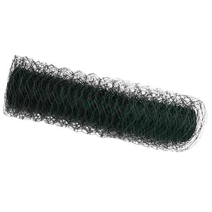 Hexagonzaun Grün Stahl 0,5 x 100 m