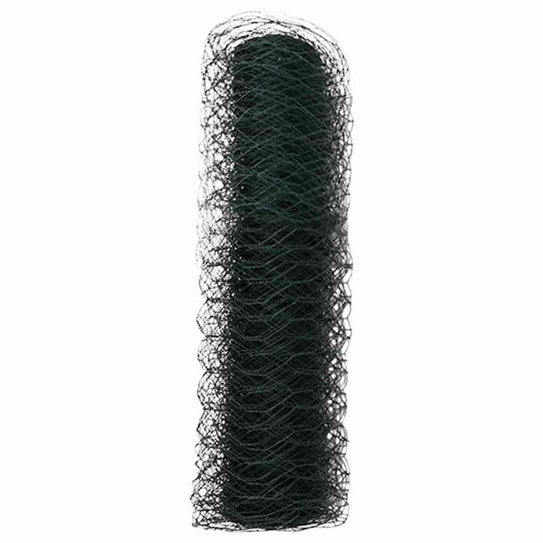 Hexagonzaun Grün Stahl 0,5 x 100 m