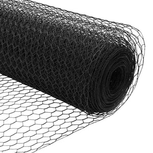 Hexagonzaun Grau 1,6x10m Stahl