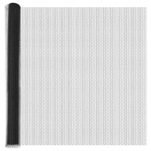 Hexagonzaun Grau 1,6x10m Stahl