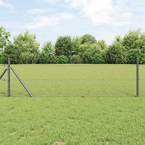Hexagonzaun Grau 0,5x100m PVC