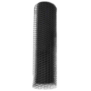Hexagonzaun Grau 0,5x100m PVC