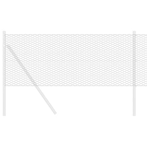 Hexagonzaun Grau 0,5x100m PVC