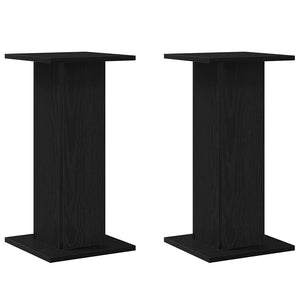Pflanzenständer 2er Set Schwarz Eiche 60cm