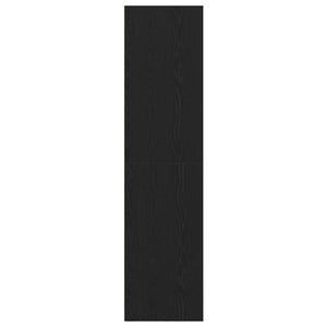 Kleiderschrank Schwarz Eichen-Optik 30x50x200cm