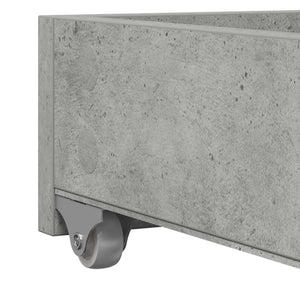 Tagesbett Grau mit Schubladen 90x200 cm
