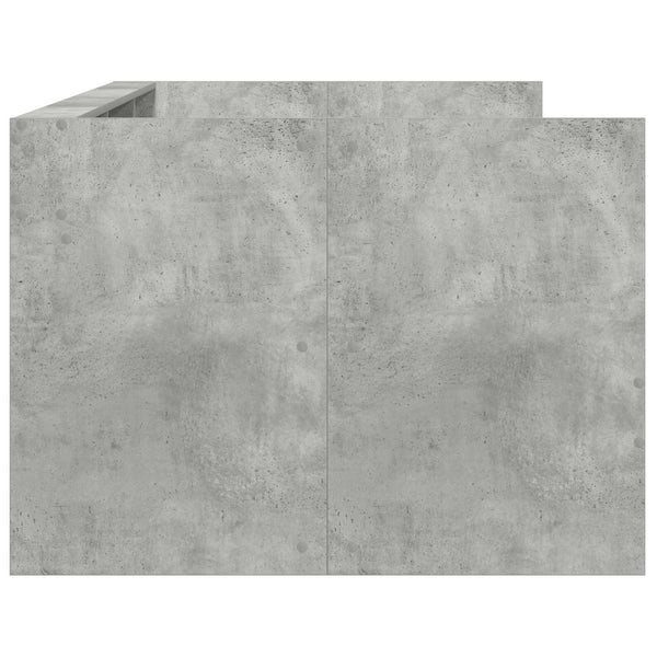 Tagesbett Grau mit Schubladen 90x200 cm