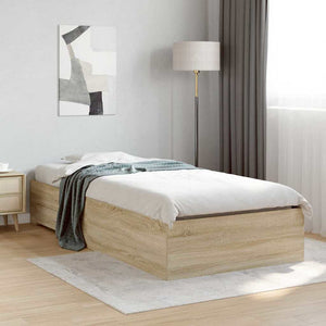 Bettrahmen Braun 90x190 cm mit Schubladen