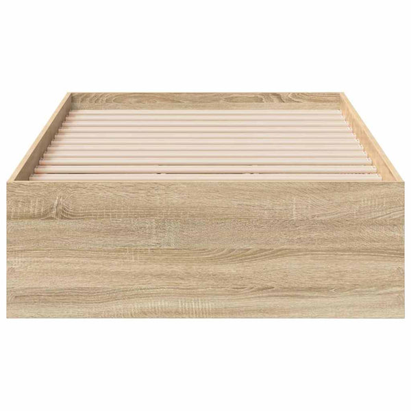 Bettrahmen Braun 90x190 cm mit Schubladen