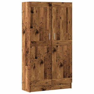 Bücherschrank Altholz-Optik, 150 cm hoch