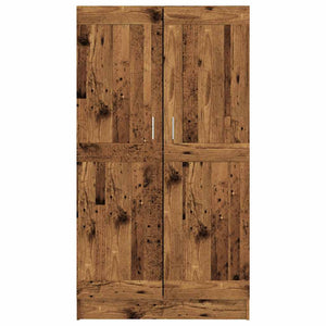 Bücherschrank Altholz-Optik, 150 cm hoch