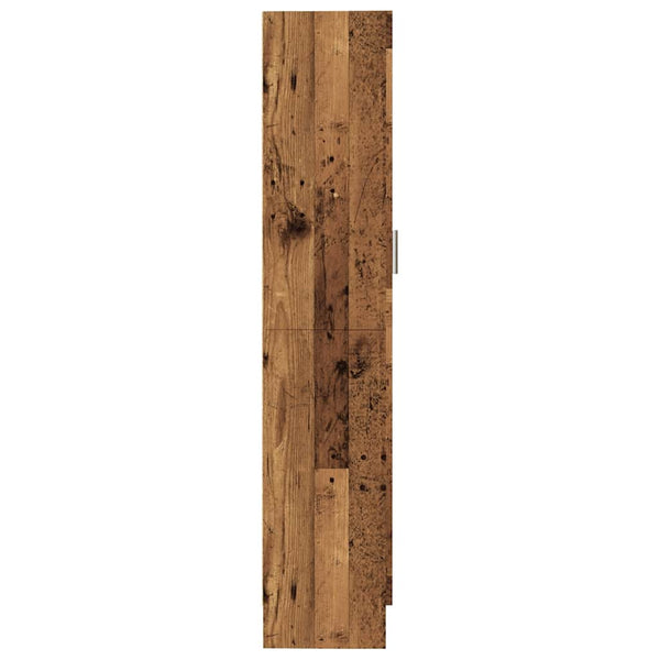 Bücherschrank Altholz-Optik, 150 cm hoch