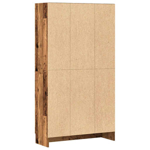 Bücherschrank Altholz-Optik, 150 cm hoch