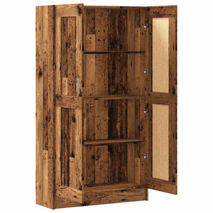 Bücherschrank Altholz-Optik, 150 cm hoch