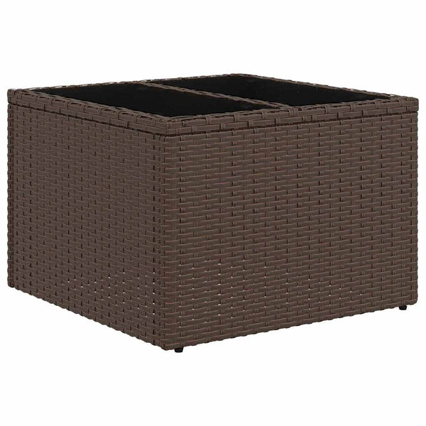 Gartensofa Set 6-teilig Braun