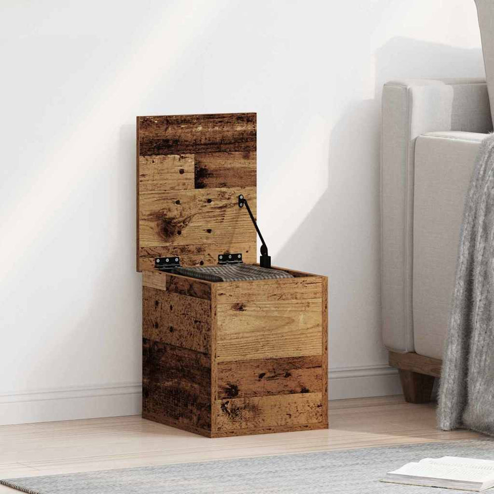 Aufbewahrungsbox Altholz 30x35x35 cm