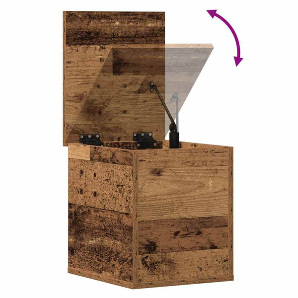Aufbewahrungsbox Altholz 30x35x35 cm