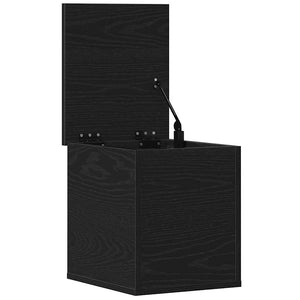 Aufbewahrungsbox Schwarz Eichen-Optik 30x35x35 cm