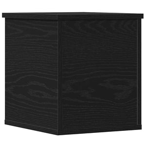 Aufbewahrungsbox Schwarz Eichen-Optik 30x35x35 cm