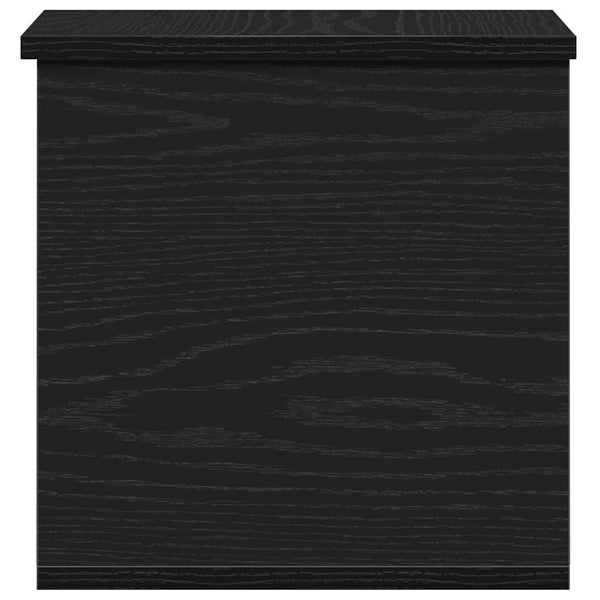 Aufbewahrungsbox Schwarz Eichen-Optik 30x35x35 cm