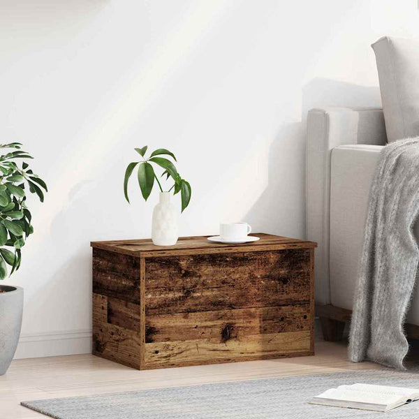 Aufbewahrungsbox Altholz 60x35x35 cm