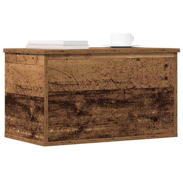 Aufbewahrungsbox Altholz 60x35x35 cm