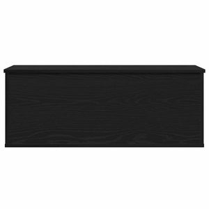 Aufbewahrungsbox Schwarz Eichen-Optik 90 cm