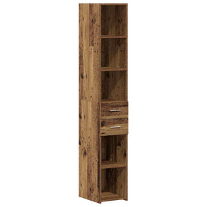 Bücherregal Altholz mit Schubladen