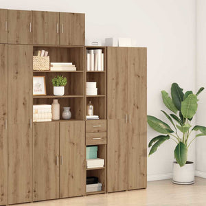 Bücherregal Artisan-Eiche mit Schubladen