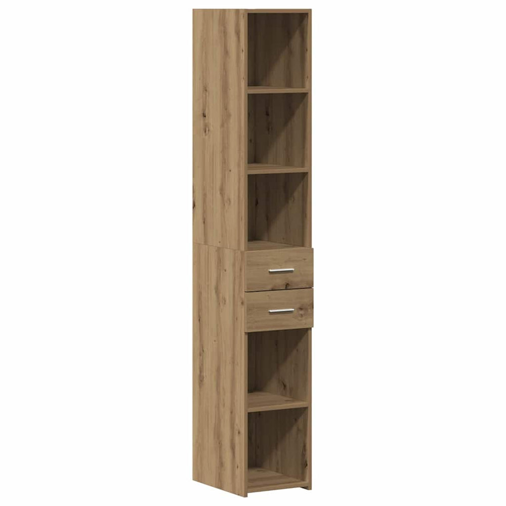 Bücherregal Artisan-Eiche mit Schubladen