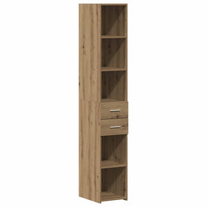 Bücherregal Artisan-Eiche mit Schubladen