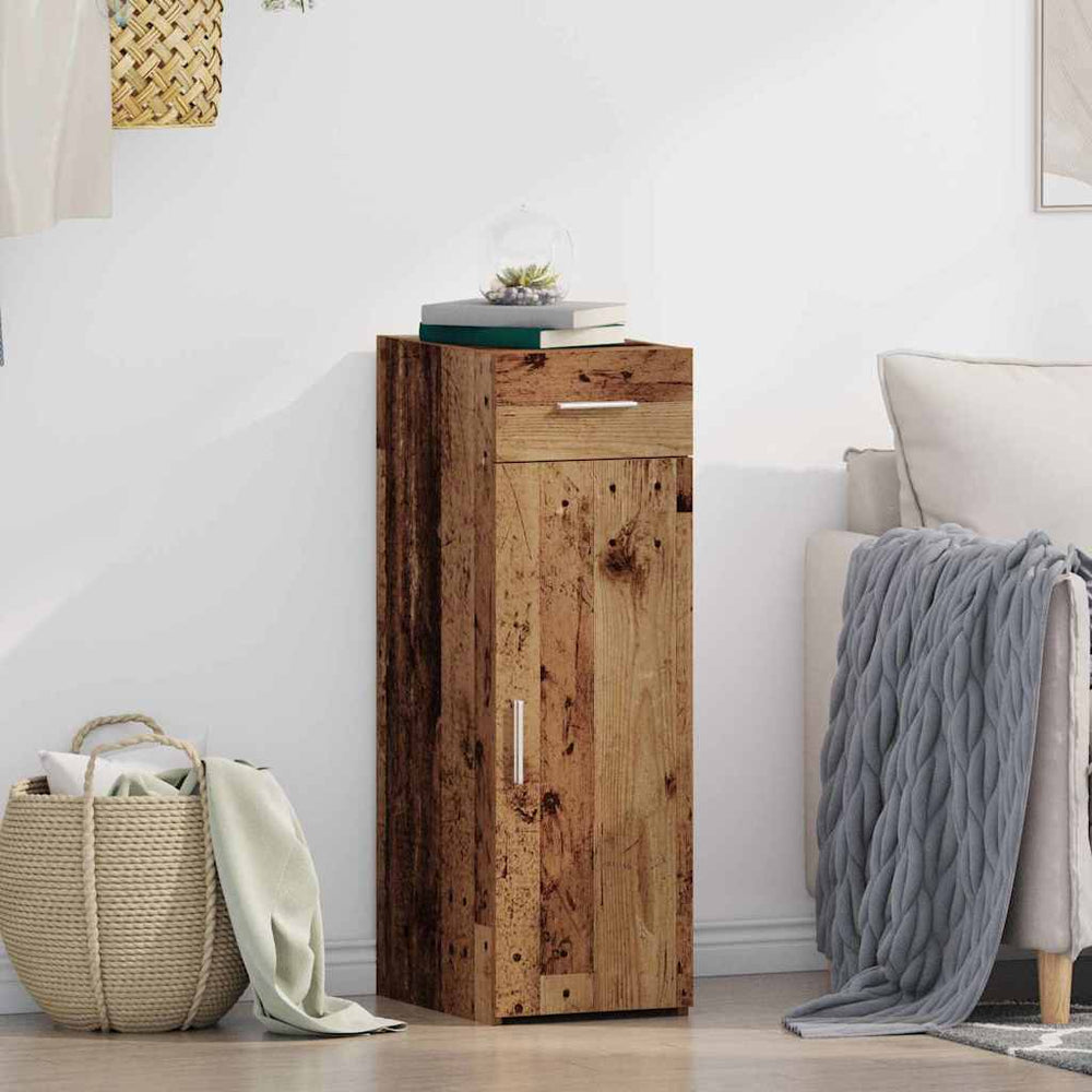 vidaXL Sideboard with Drawers Reclaimed Wood 30 x 42.5 x 93 cm