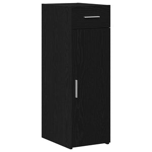 Sideboard Schwarz Eichen-Optik mit Schubladen