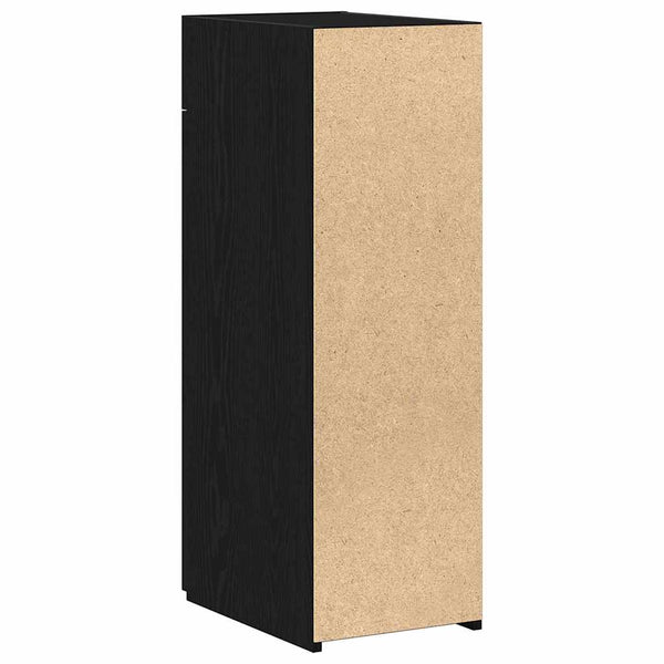 Sideboard Schwarz Eichen-Optik mit Schubladen