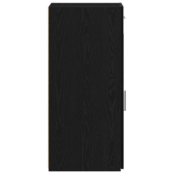 Sideboard Schwarz Eichen-Optik mit Schubladen