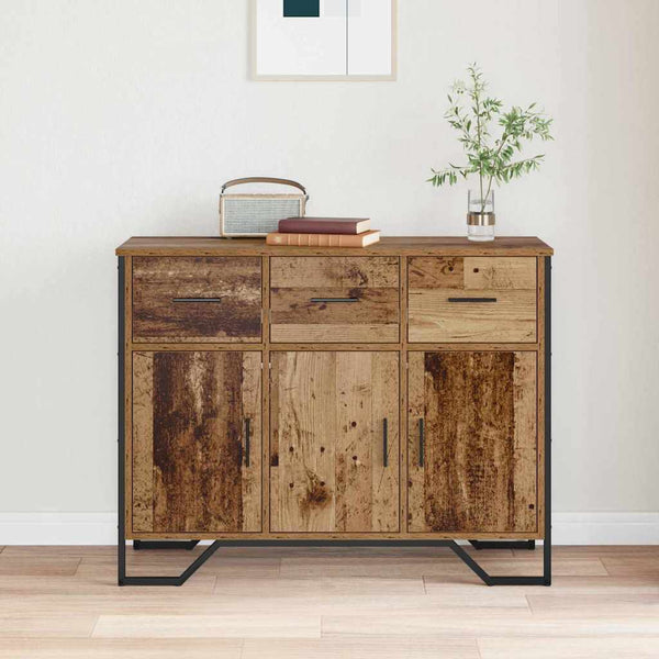 Sideboard Altholz mit Schubladen 97 cm