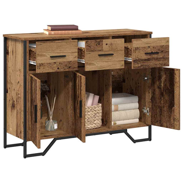 Sideboard Altholz mit Schubladen 97 cm
