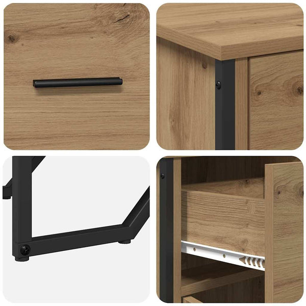 Sideboard Artisan-Eiche mit Schubladen