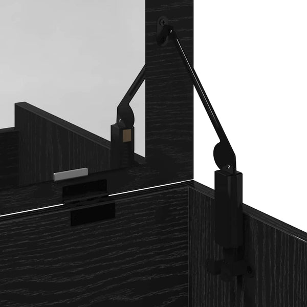 Schminktisch Schwarz Eichenoptik 60 cm