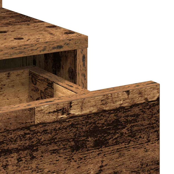 Schminktisch mit Regal Altholz 80x35x132cm