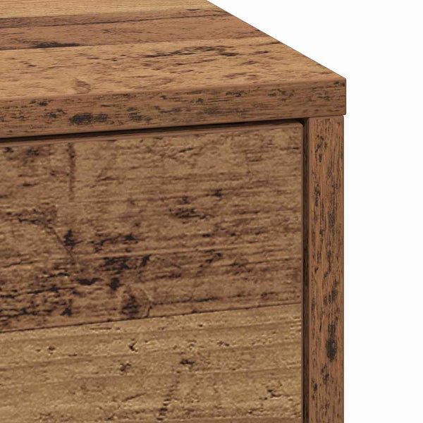 Nachttisch Altholz mit Schubladen