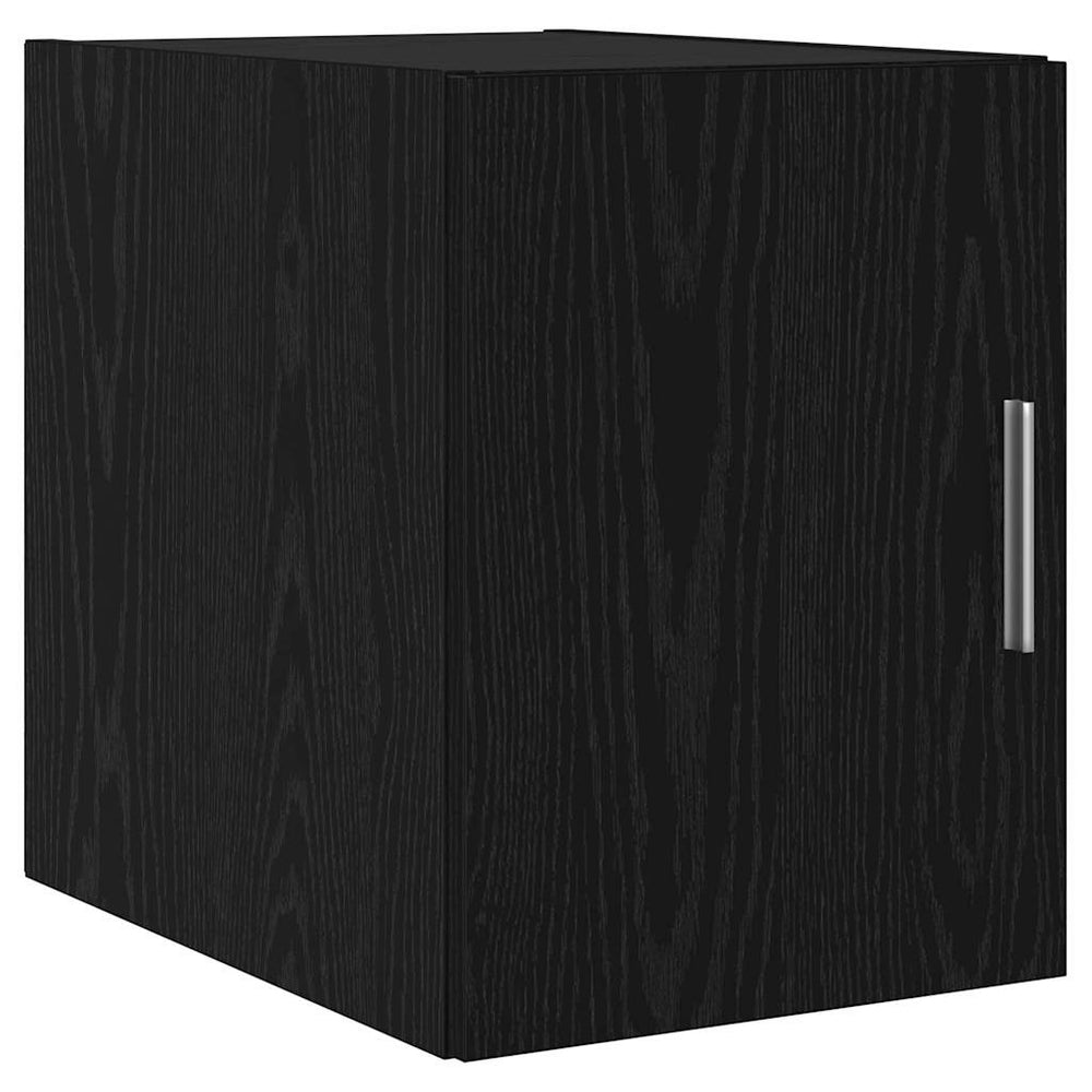 Wandschrank Schwarz Eichen-Optik 30x42,5x39,5 cm