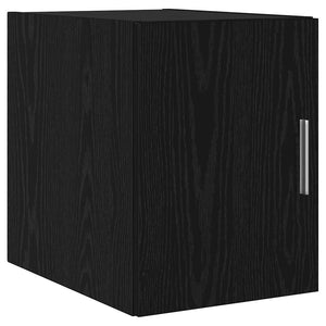 Wandschrank Schwarz Eichen-Optik 30x42,5x39,5 cm