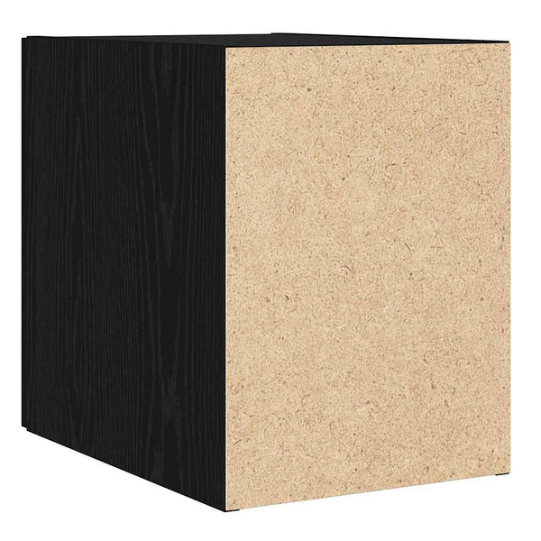 Wandschrank Schwarz Eichen-Optik 30x42,5x39,5 cm