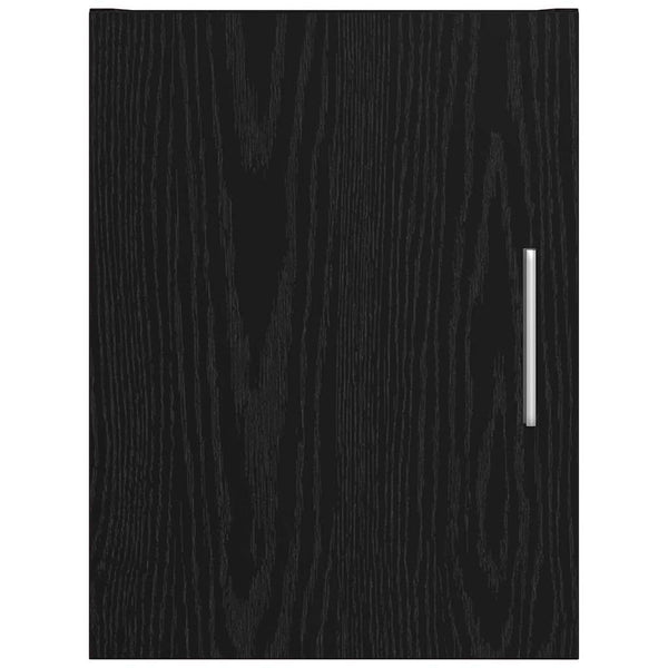 Wandschrank Schwarz Eichen-Optik 30x42,5x39,5 cm