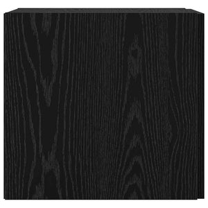 Wandschrank Schwarz Eichen-Optik 30x42,5x39,5 cm