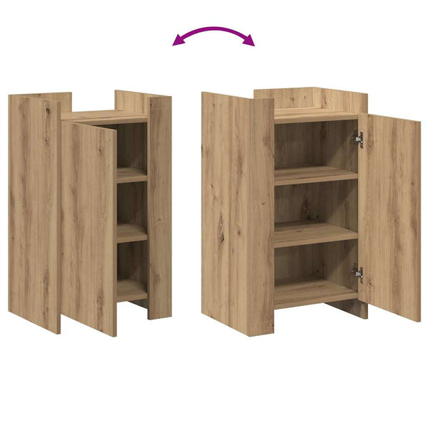 vidaXL Sideboard Artisan Oak 45 x 35 x 75 cm