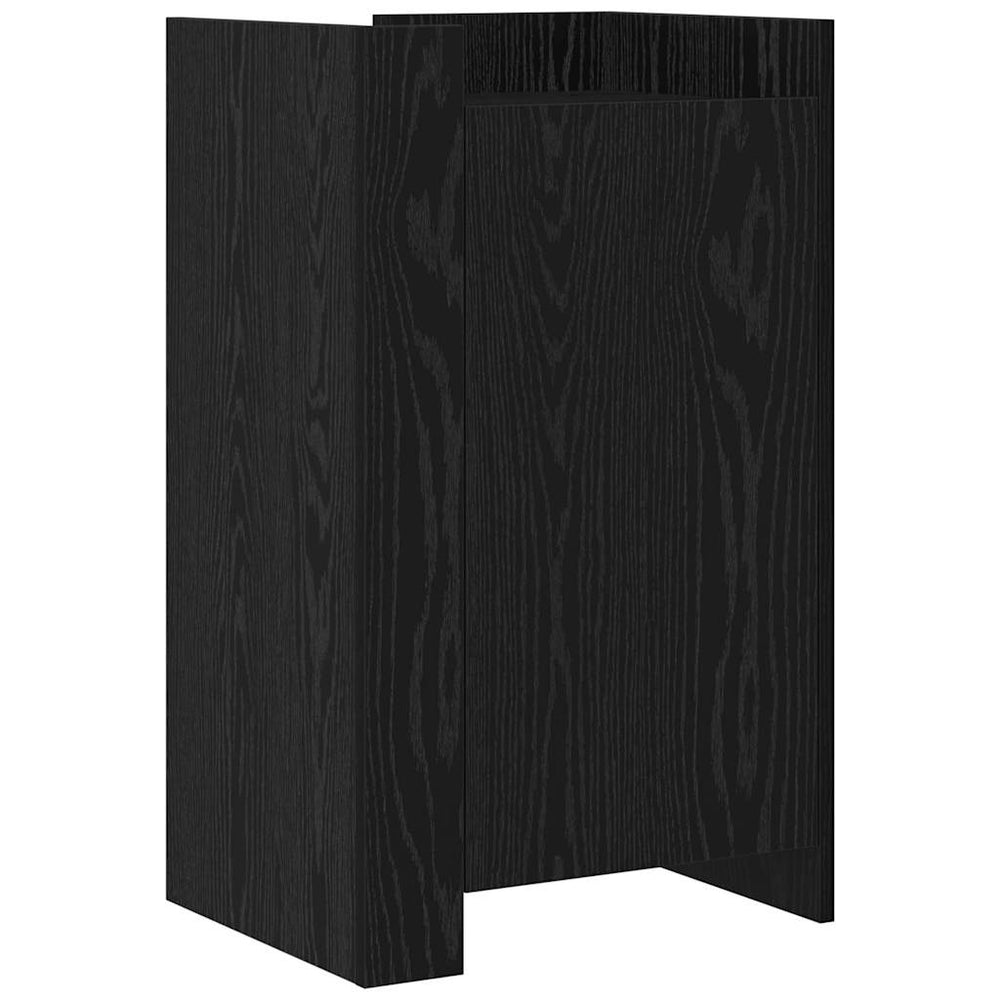 vidaXL Sideboard Black Oak Look 45 x 35 x 75 cm