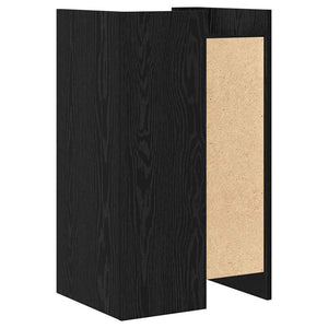 vidaXL Sideboard Black Oak Look 45 x 35 x 75 cm
